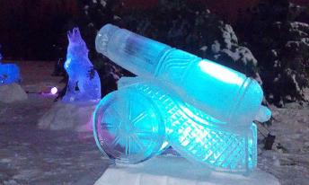 ледяная пушка для салюта
